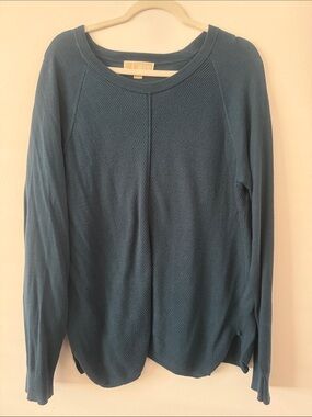 MICHAEL Michael Kors Teal Scoop Neck Sweater